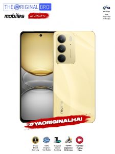 Realme C75 - 8GB RAM - 256GB Storage - PTA Approved - 12 Months Warranty - Gold - The Original Bro Mobiles - TOB37